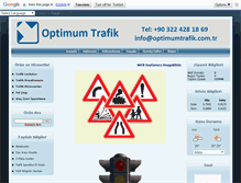 Tablet Screenshot of optimumtrafik.com.tr